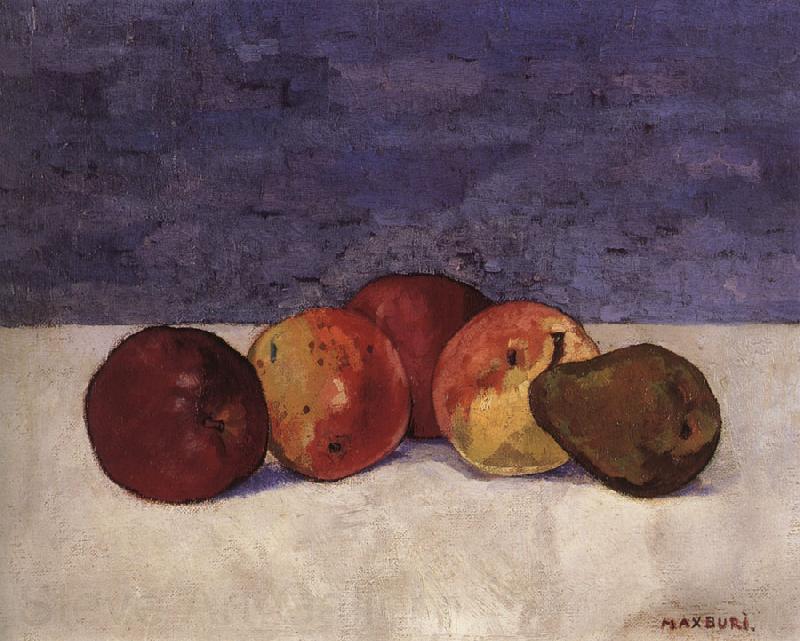 Max Buri Stilleben mit Apfeln und Birne France oil painting art